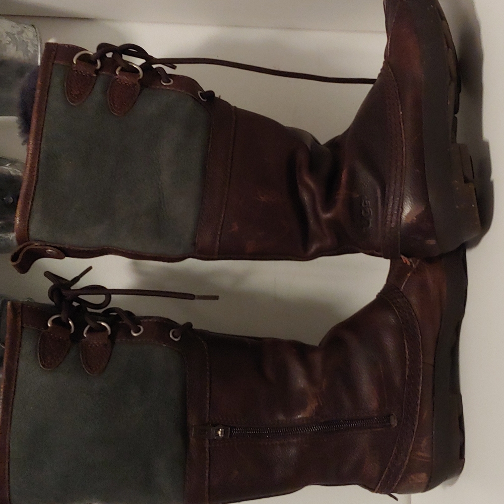 UGG waterproof leather boots. outgrew them.